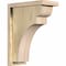 Ekena Millwork Yorktown Rough Sawn Corbel w/Backplate, Douglas Fir, 6"W x 12"D x 16"H COR06X12X16YOR01RDF - alternate 1